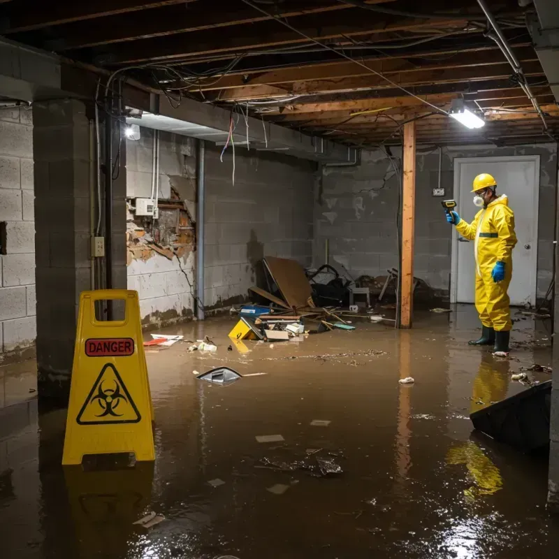 Flooded Basement Electrical Hazard in Guaynabo, PR Property